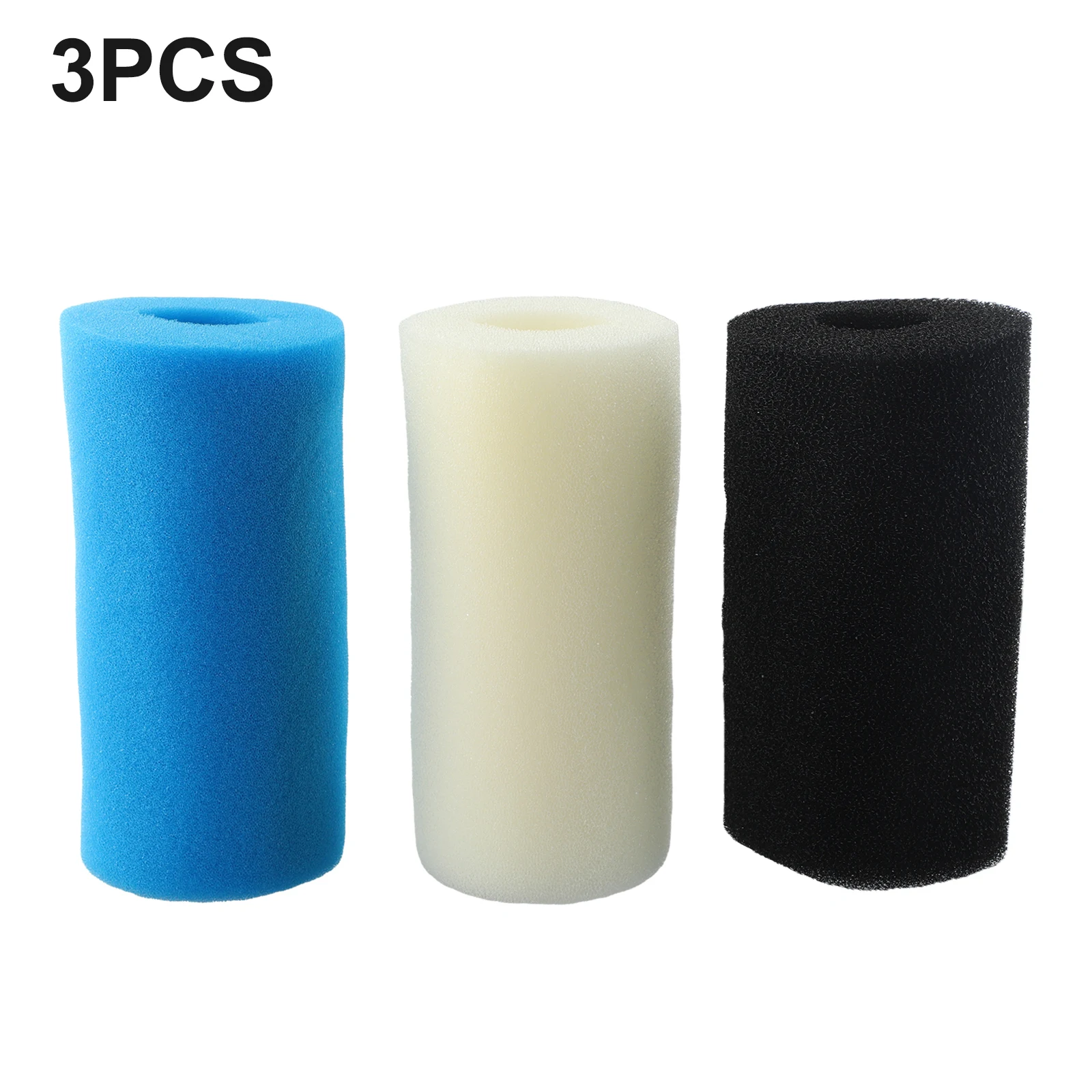 

Durable New Practical Filter Sponge Re-usable Washable Cartridge Replacement Reusable 3 Pcs Foam Sponge For Intex