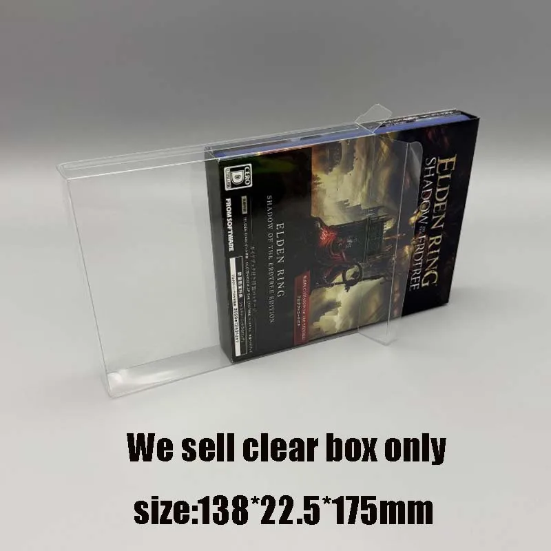 Фото Для PS5 Elden Ring Shadow of the Erdtree Limited Edition: Прозрачный пылезащитный коллекционный чехол — также подходит для PS4 Cyberpunk 2077 №1