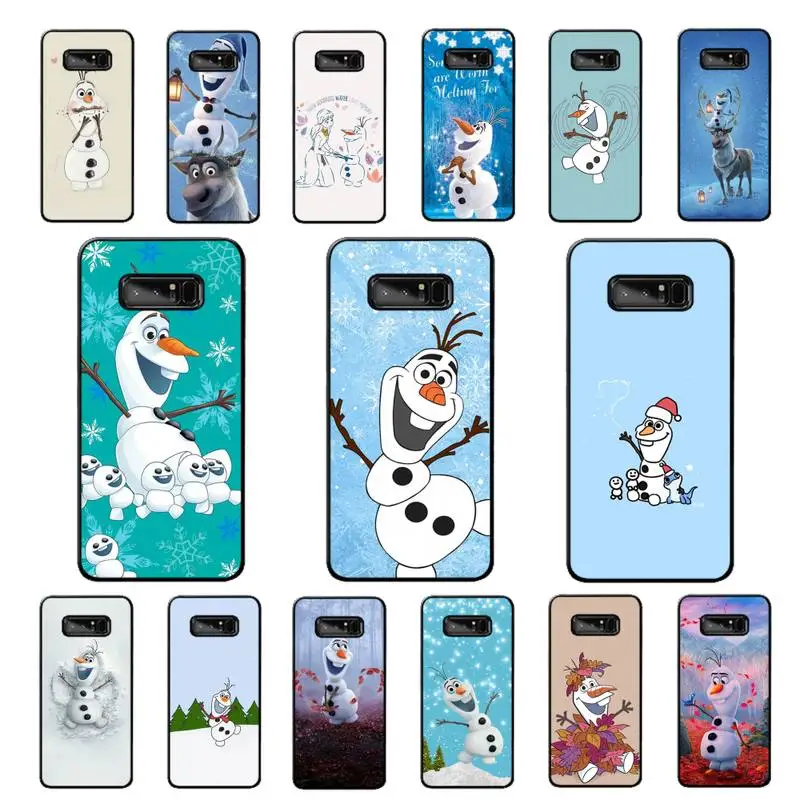 

Disney Olaf Snowman Frozen Phone Case for Samsung Note 5 7 8 9 10 20 pro plus lite ultra A21 12 02