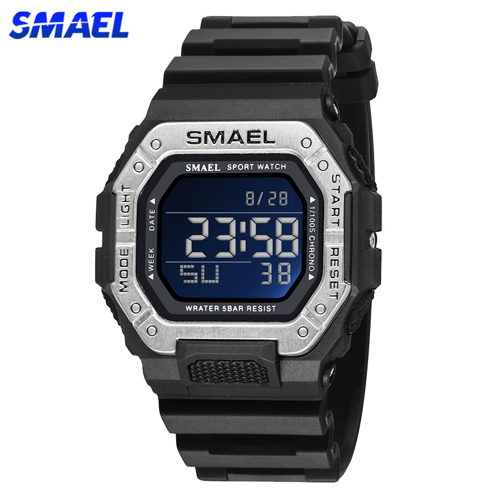 

Relogio SMAEL Men Multifunctional Digital Sport Watch Count Down Male Army Military Clock LED WristWatches Fashion Male