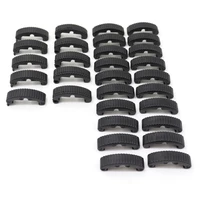 30pcsset tactical indexclips handguard rail cover for 20mm picatinny rail
