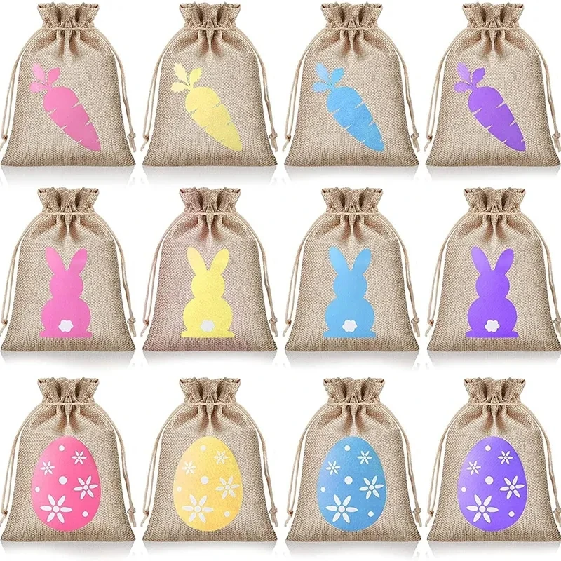 12 мешковитых кроликов конфеты подарочные пакеты для леденцов детей мальчиков и