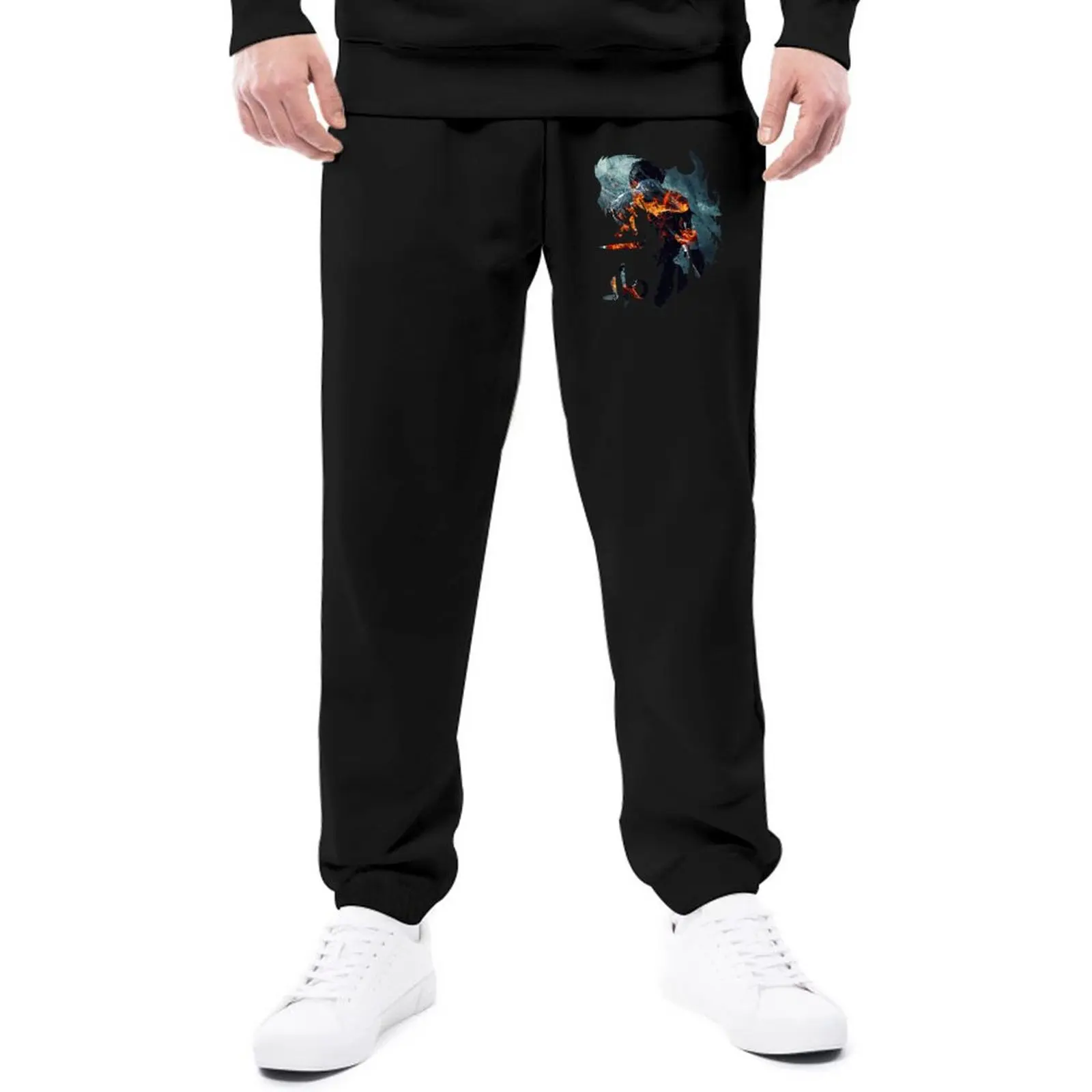 

Hellbound Wing of The Hell Poster Casual Pants Men Scary Tv Aesthetic Sport Pants Autumn Vintage Print Big Size Trousers Present