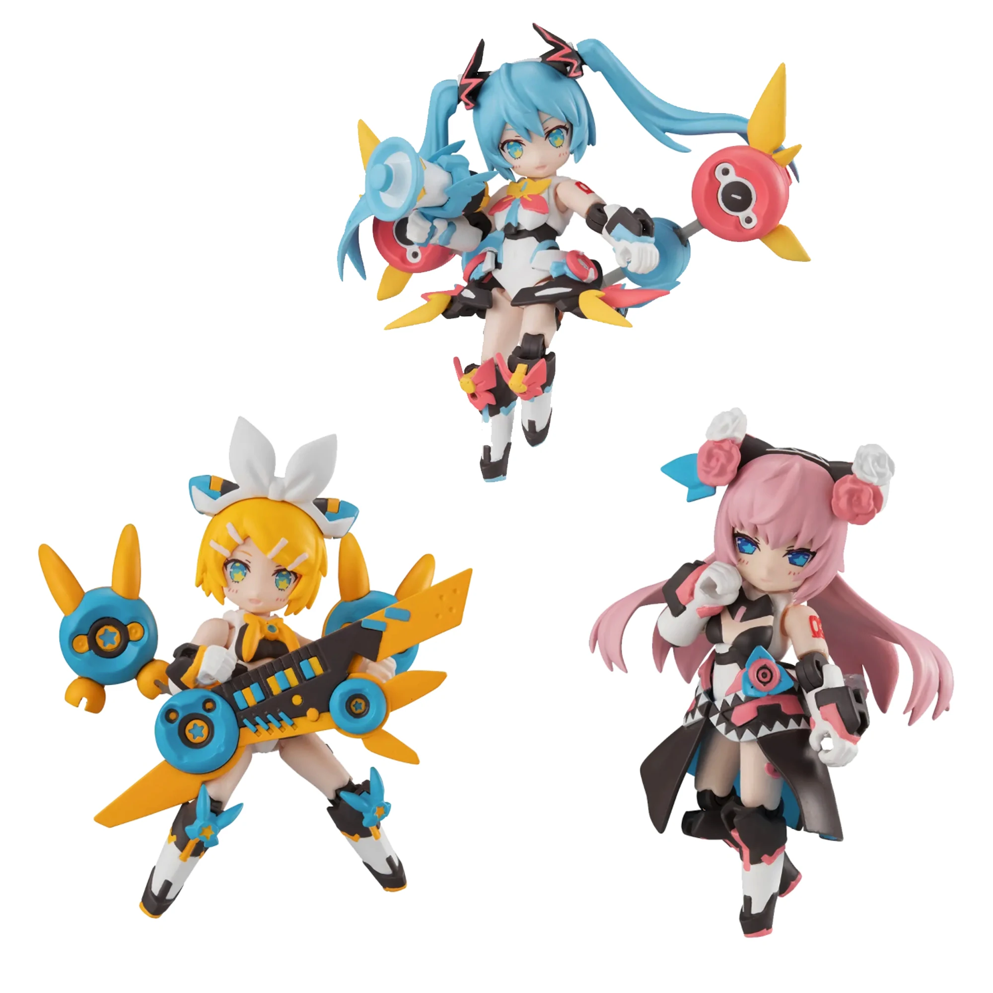 

Megahouse Hatsune Kagamine Rin Len Megurine Luka Miku Action Model Anime Figure Figurals Brinquedos Toys Gifts For Chlidren