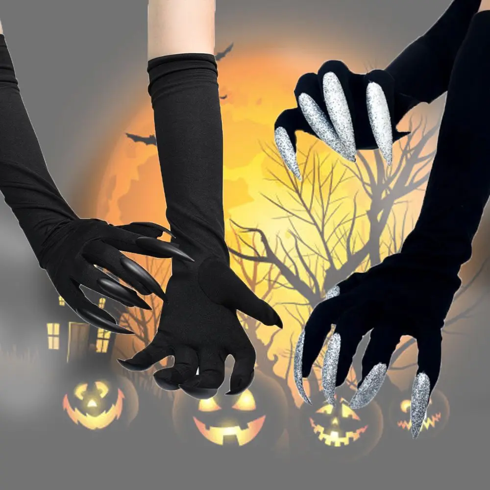 

Инструменты, привидение, коготь для девушек, для женщин, платье, перчатки, раньше, косплей-перчатки на Хэллоуин, ведьма, косплей, костюм, варежки