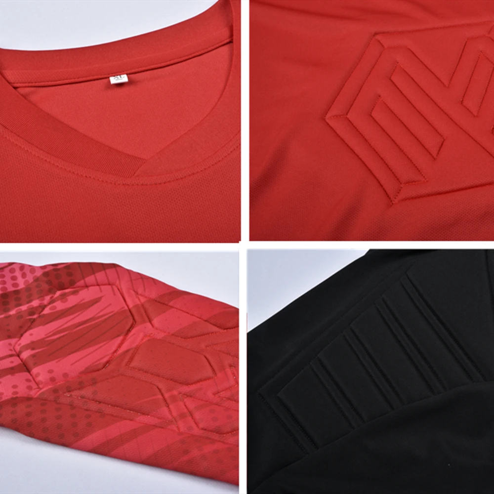 Детский и взрослый футбольный комплект из Джерси для детей мужчин форма вратаря