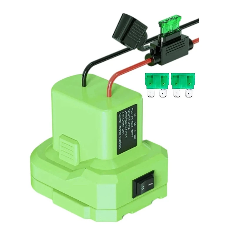 

Для адаптера аккумулятора Ryobi 18 в, для адаптера питания с колесами, комплект для преобразования аккумулятора 18 в с переключателем, для "сдела...