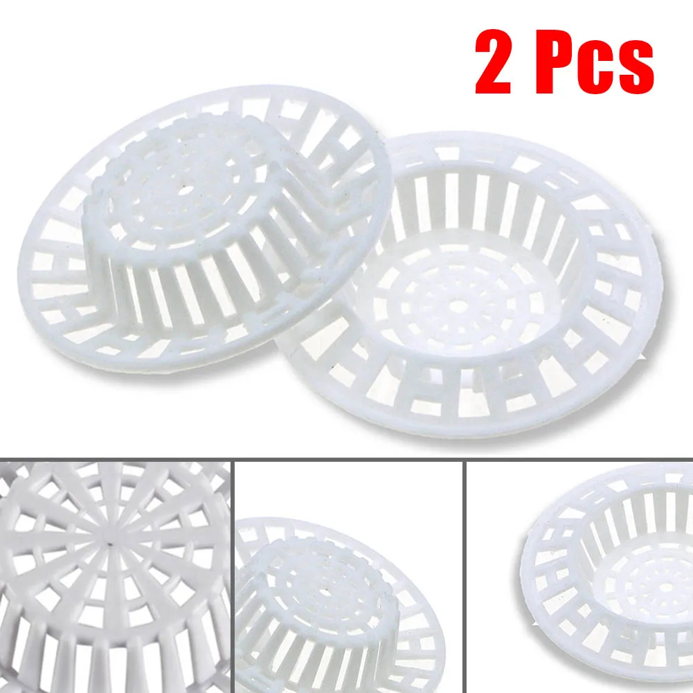 

Drain Hole Filter Sink Drain Filter Catcher Stopper Catch Food Waste Diameter 6.8cm New PP Shower Drains White