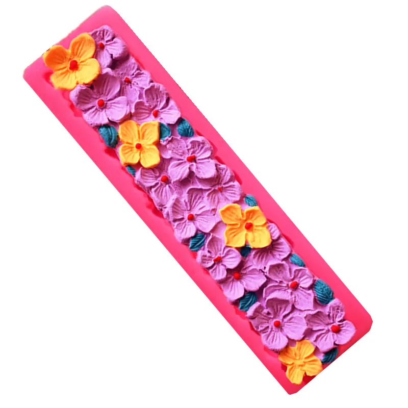 

Flower Clover Silicone Mold For Fondant Chocolate Cookies Dessert Making DIY Mould Cake Decoration Baked Tool Oven Available