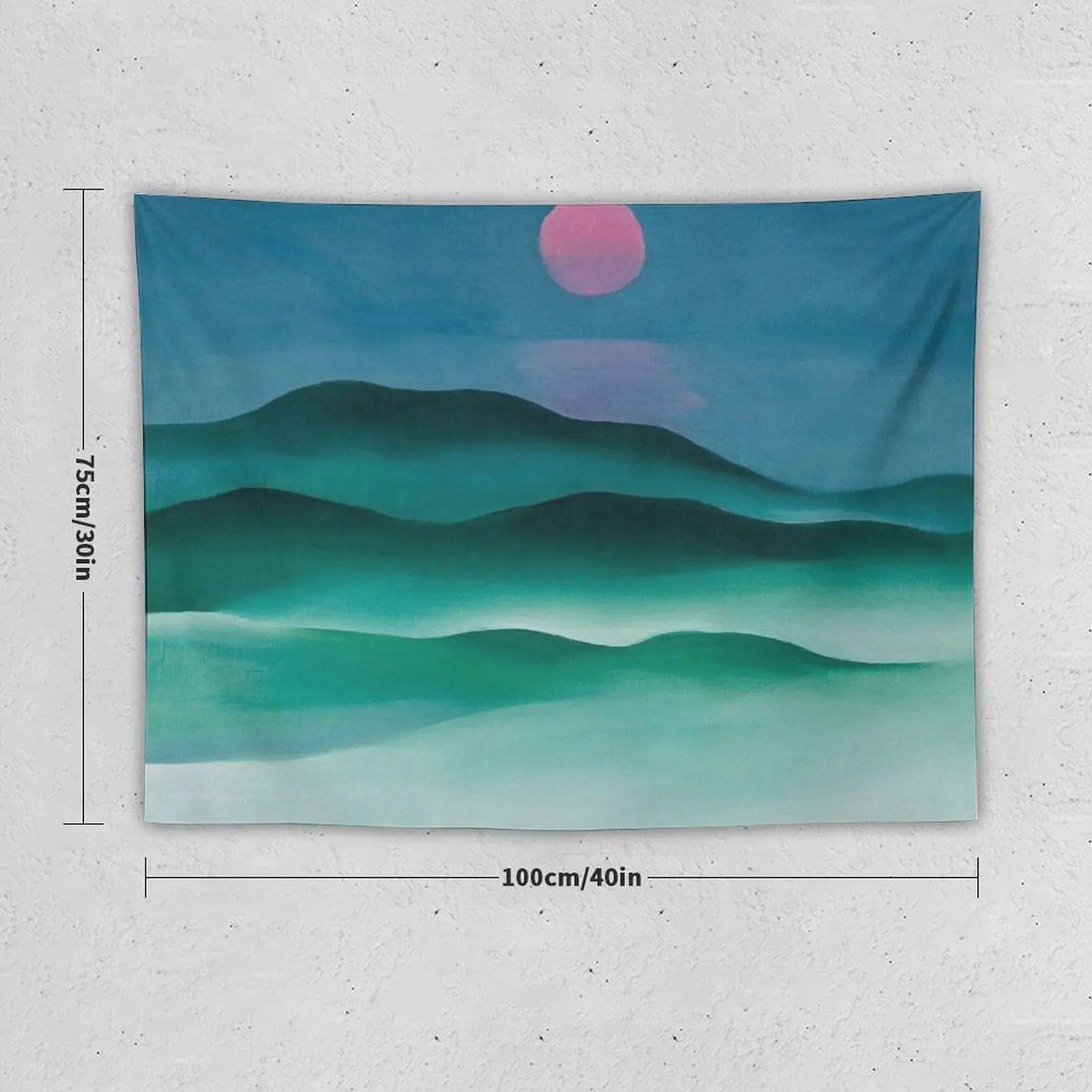 Розовая Луна над водой (1924) Джорджия О'Кофе Картины о КОджаффе краска Кэйсфе