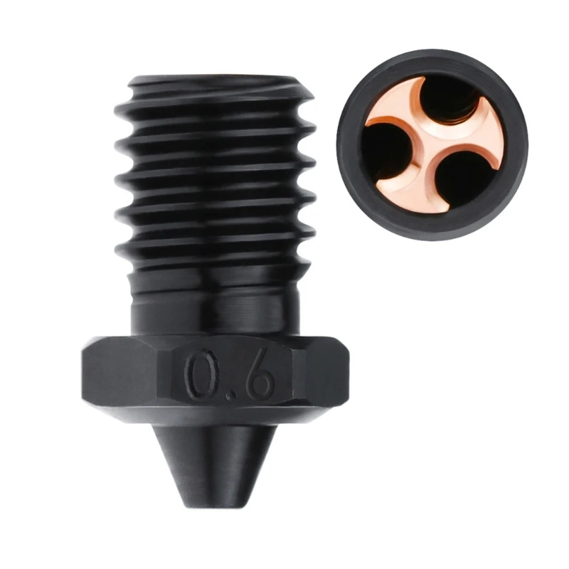 

High Flow 0.4mm 0.6 0.8mm Printer Nozzle for 1.75mm Clone-CHT Tip Nozzles R2LB