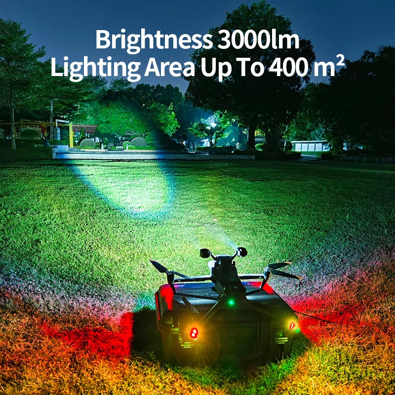 Прожектор для дрона DJI 150 м 40 Вт, прожектор дальнего действия, SOS, ночник, светящаяся лампа для дрона DJI Mavic 3 Enterprise LKTOP (art.: 3920cb9dfd6ad) - 3920cb9dfd6ad