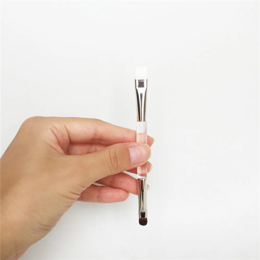 

TME Makeup Brush 41 PRECISION SMUDGE + 11 PRECISE EYE LINING - Double-Ended Travel Size Beauty Cosmetics Blender Tool