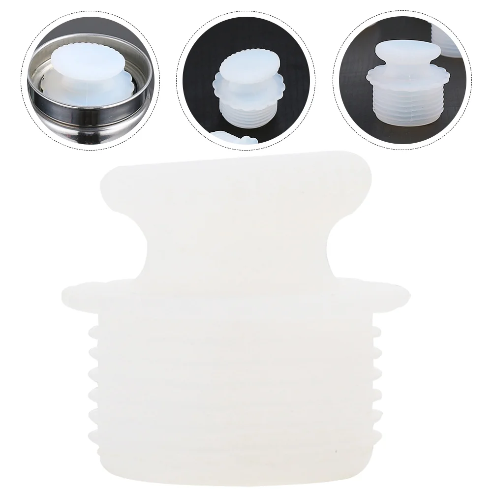 

Jug Bottle Water Stoppers Plugs Stopper Plug Silicone Kettle Warm Cap Caps Reusable Jar Vacuum Resistantwear Replacement Lids