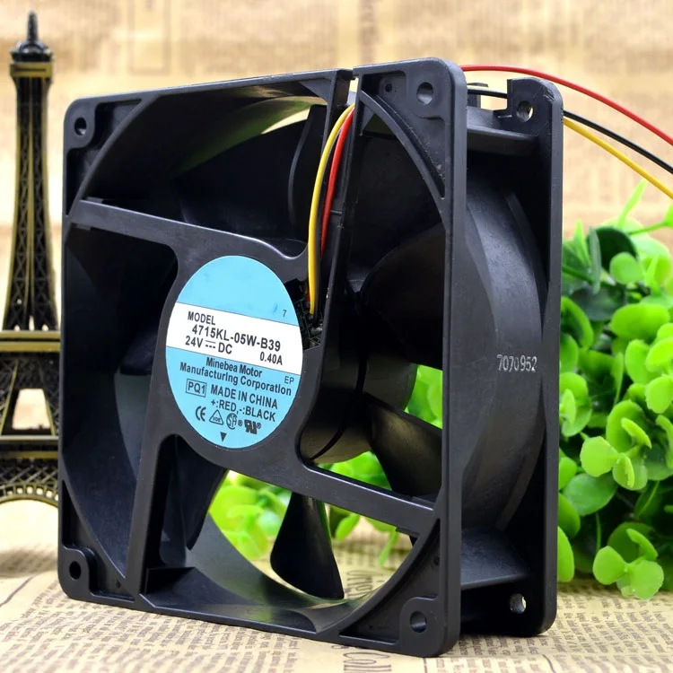 

New original 4715kl-05W-B39 24V 0.4A 12cm 12038 3-wire inverter fan