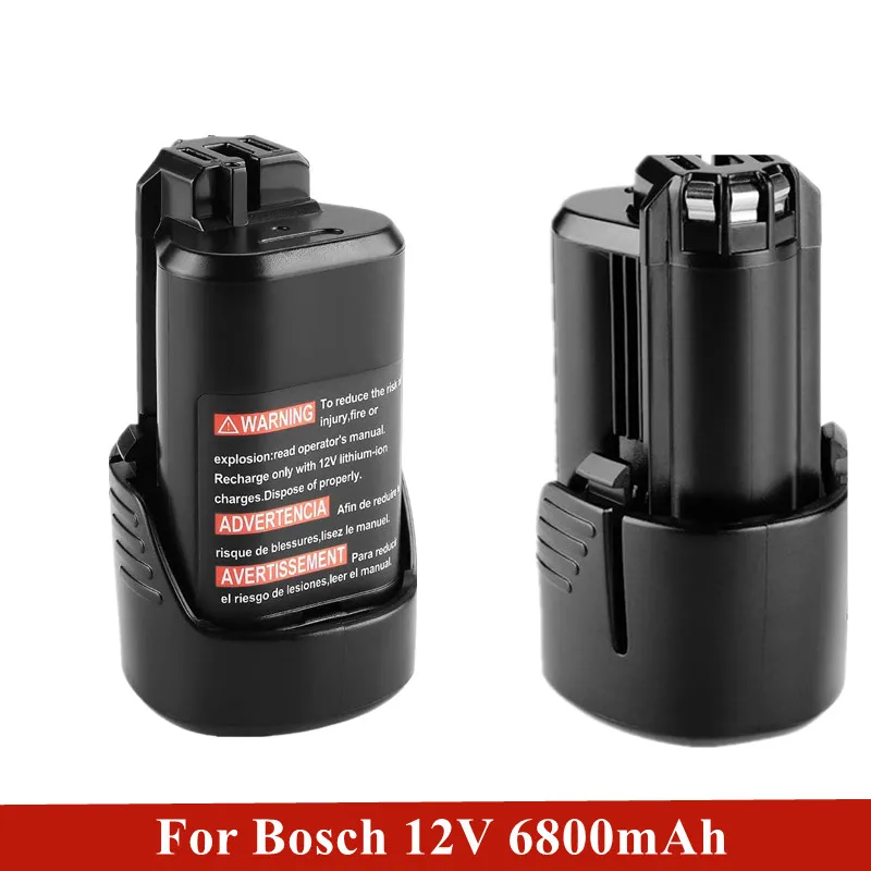 

Сменный литий-ионный аккумулятор 12 в 6800 мАч для Bosch BAT411 BAT411A BAT412A 2607336014 2607336864