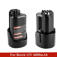 12 v 6800mah li ion replacement battery for bosch bat411 bat411a bat412a 2607336014 2607336864