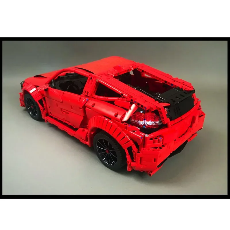 Новый MOC-32829 CR-V RC электрический суперкар модель строительного блока 3324 детали