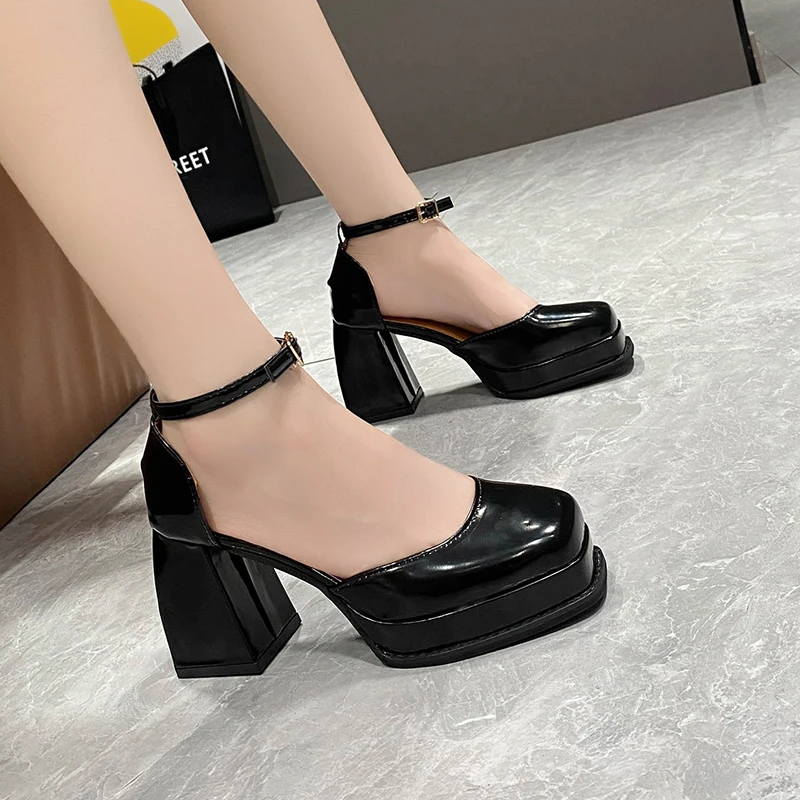 

Women's Mary Jane Shoes Lolita Shoes Thick Platform Shoes Sandals 2022 New Heels Pumps Summer Party Ladies Shoes Mujer Zapatos