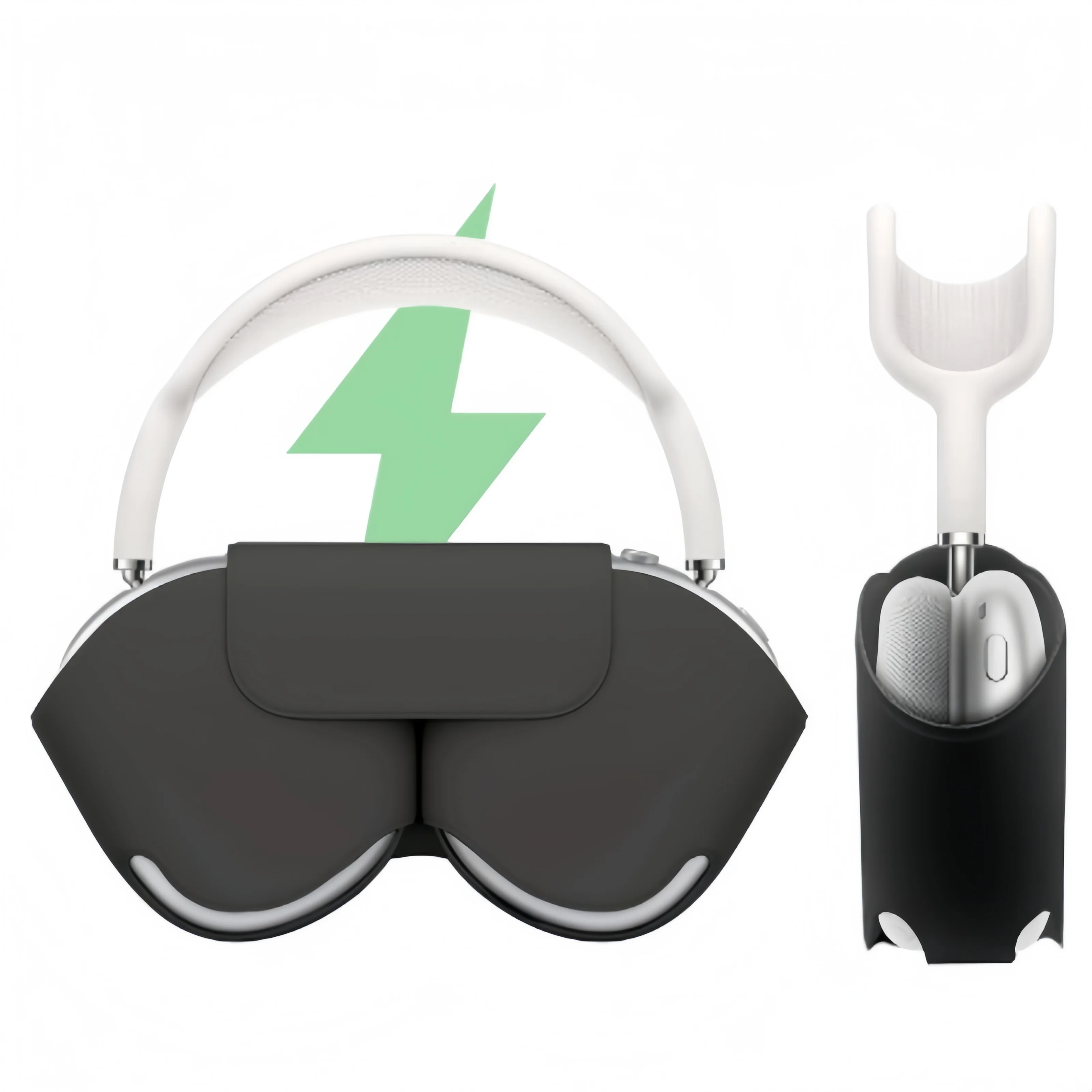 Фото Кожаный чехол для наушников для сна для наушников Apple airpods max №4