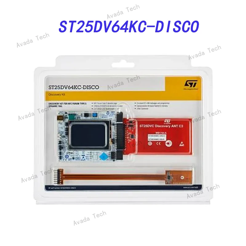 

ST25DV64KC-DISCO NFC/RFID Development Tools Discovery kit for the ST25DV-I2C-EVO dynamic NFC/RFID tag