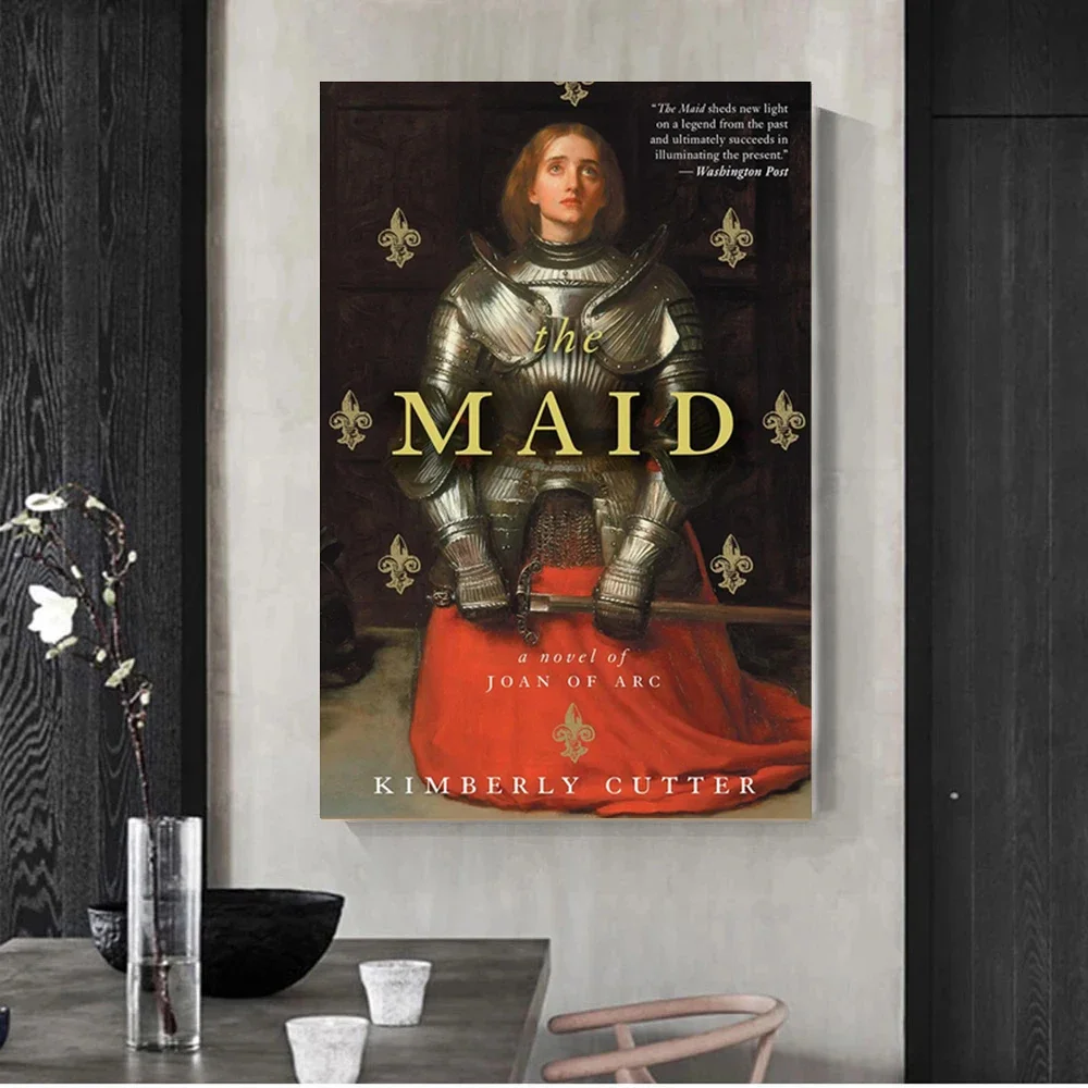 Картина на холсте с изображением Иоанны дуги винтажный постер настенная