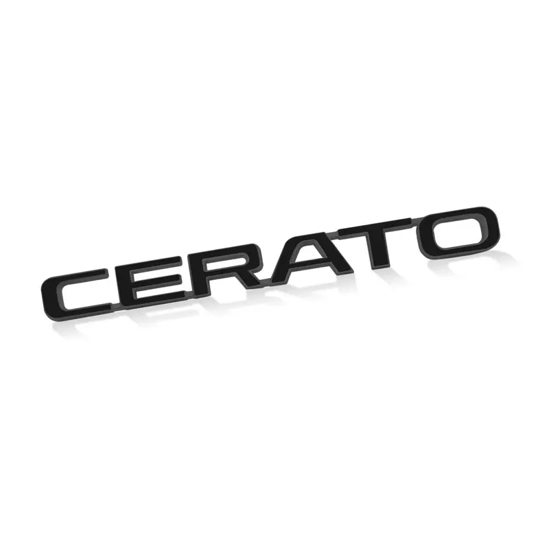 3D хромированный металлический автомобильный Стайлинг с буквами CERATO логотип эмблема автомобильный хвост Боковой бампер наклейка для багажника декоративные автомобильные аксессуары