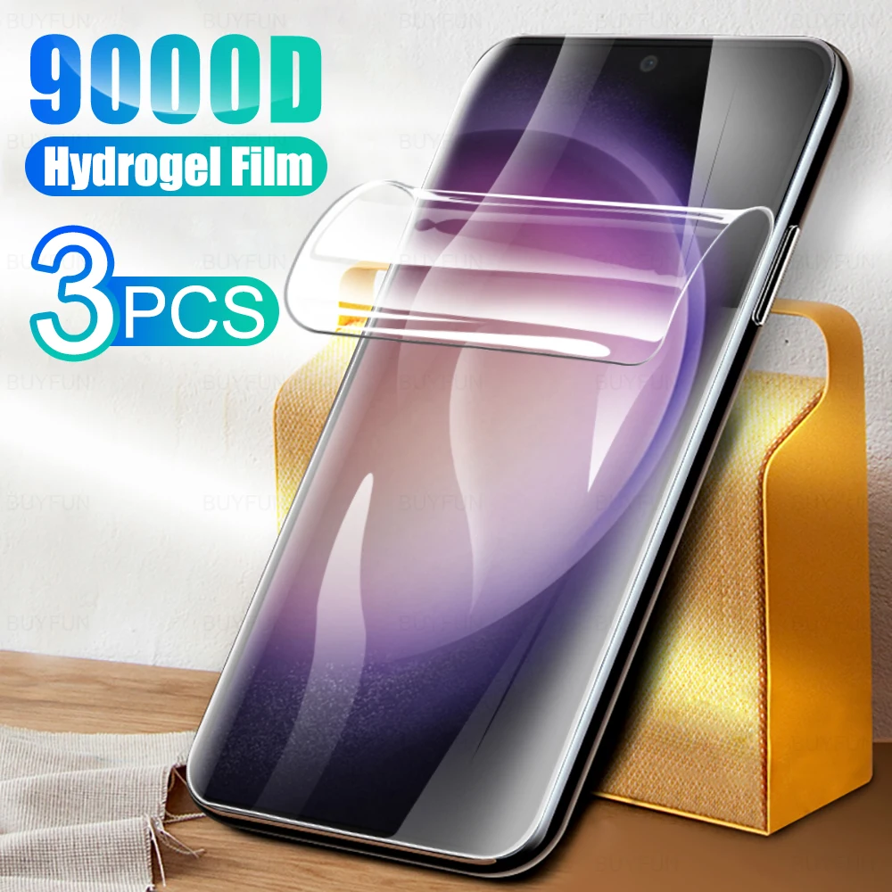 

3PCS Soft Full Cover Hydrogel Films For Samsung Galaxy S23 S23Plus S22 Ultrs S21Plus S21Ultra S21 S20Plus S20Ultra S20 FE 4G 5G