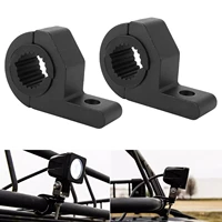 1 pair 1 25 inch 30mm aluminum alloy car off road motorcycle spotlight fog light mount brackets lamp fixed clamp stand support