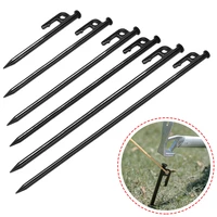 152025303540cm steel metal tent beach canopy camping stakes peg ground nail for outdoor camping tent awning canopy