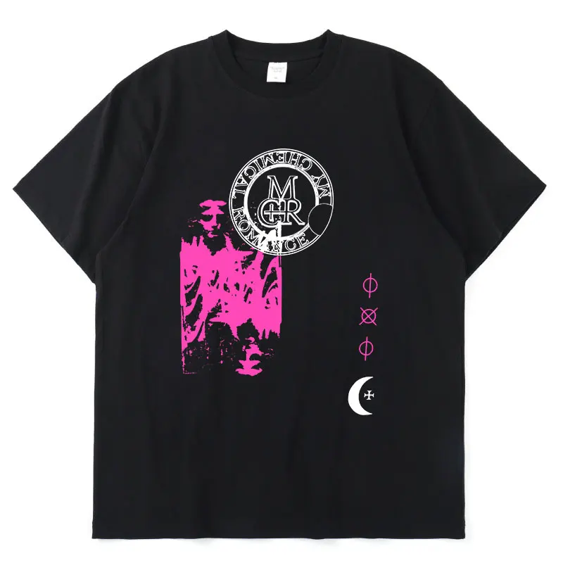 

Винтажная простая футболка My Chemical Romance Mcr Dead, черная парадная футболка в стиле панк-рок, футболки, Летняя распродажа, модные футболки, уличная...