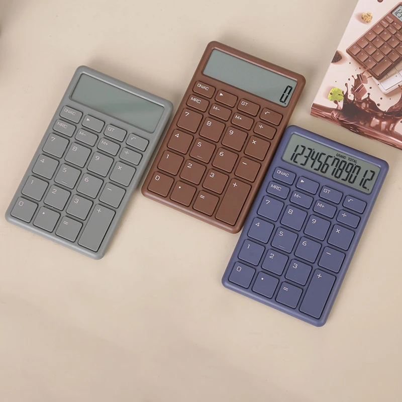 

Беззвучный креативный маленький электронный калькулятор, милый мини-калькулятор для теста для учеников дома, офиса, школы, инструмент для счета финансов