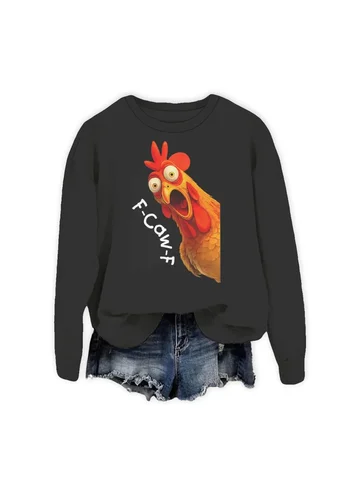 F Caw F Женские и мужские толстовки из хлопка