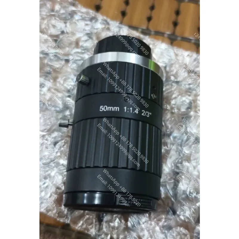 Фото Промышленный объектив для камеры LYL-FA25D-5MP, 50 мм 1:1.4, 2/3 дюйма, фото сделано в натуре. №1