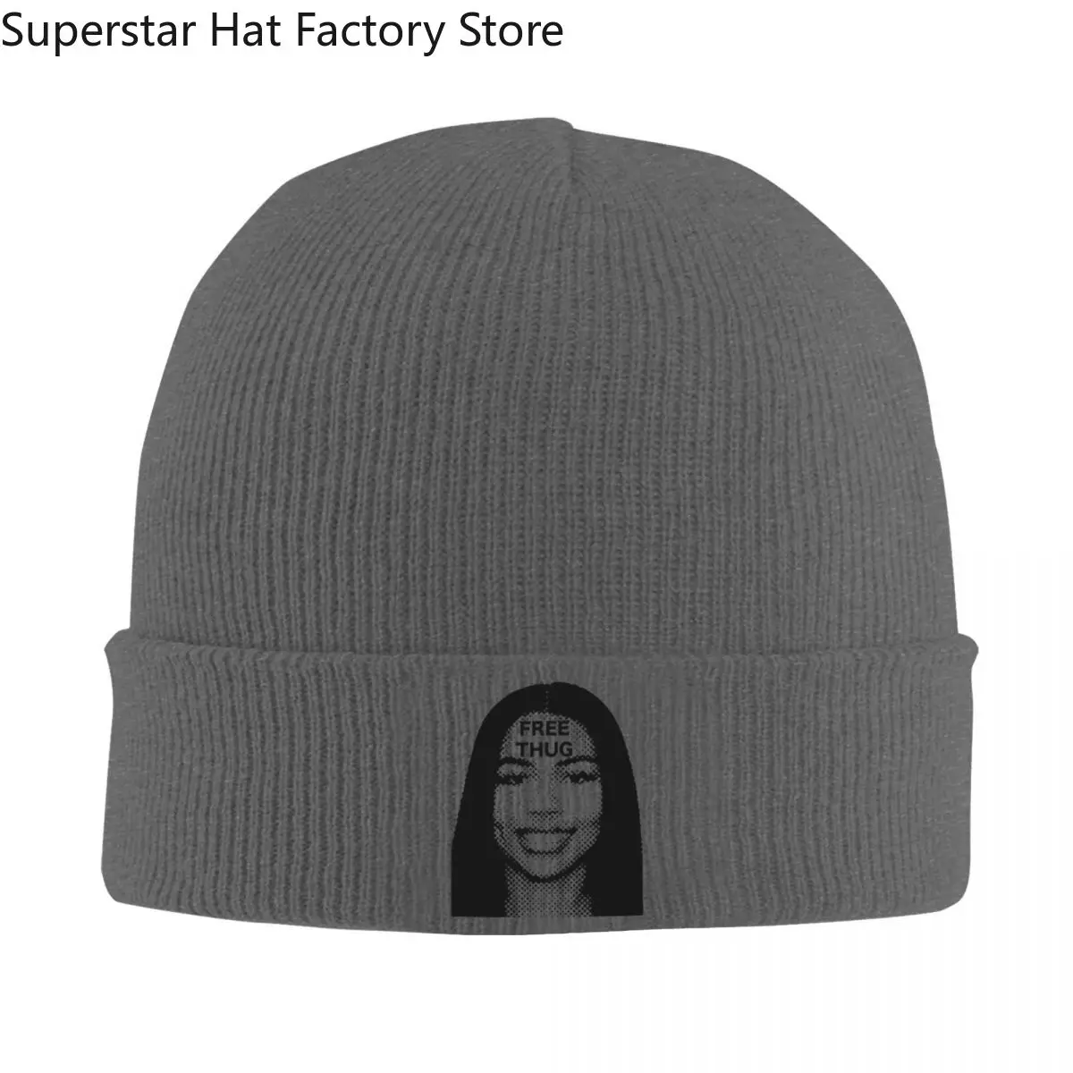 Бесплатная вязаная шапка Thug Mariah The Scientist шапки осенне-зимняя теплая кепка в стиле