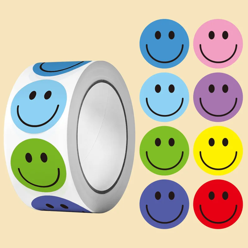 

Круглые стикеры-эмодзи 500 шт.