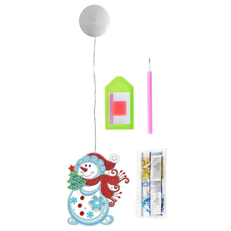 

Набор для рисования кристаллами 5D, рождественские светодиодные фонарики «сделай сам», рождественские художественные наборы для рисования кристаллами