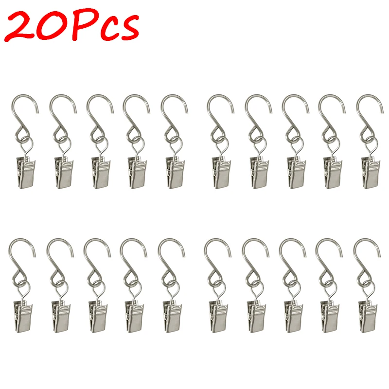 

Зажимы для штор из нержавеющей стали