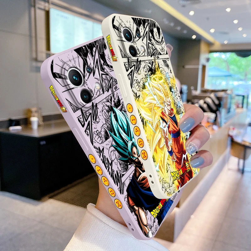 Чехол для телефона D-Dragon Balls Xiaomi 14 13 12 11 10 T Pro Ultra Lite 5G жидкая левая веревка мягкий