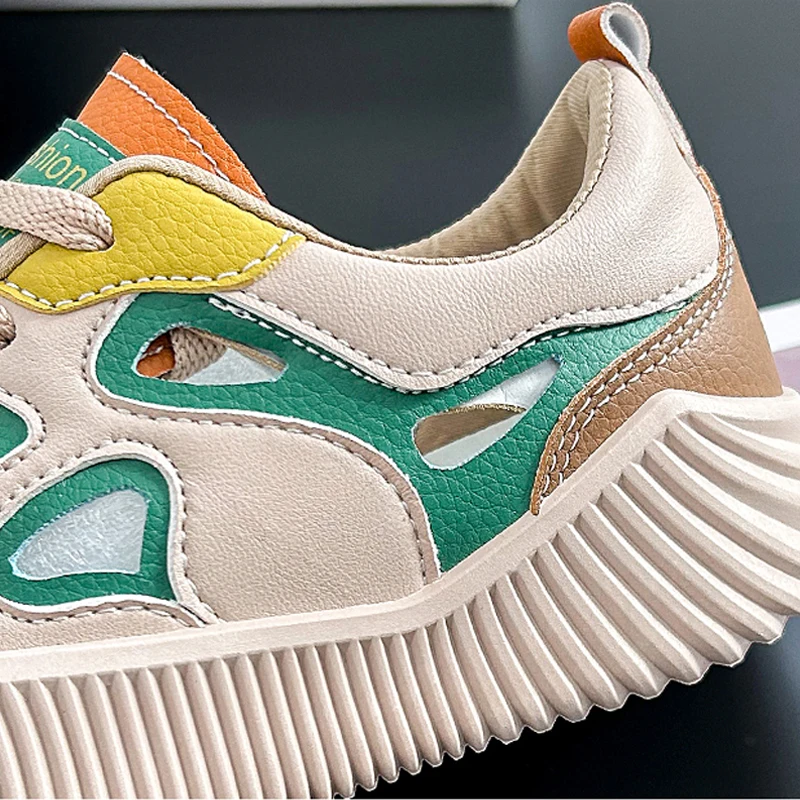 Breathable Women Casual Sneakers Outdoor Female Tennis Non-slip Women Flats Soft Fashion Vulcanized Shoes Free Shipping 2023 New