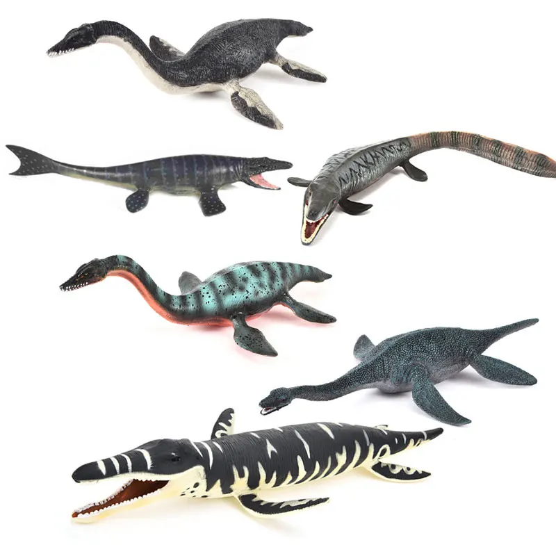 Simulation Dinosaur Toy Action Figure Model Animal Sliding tooth dragon mosasaur Plesiosaur Learning Educational Children Toys