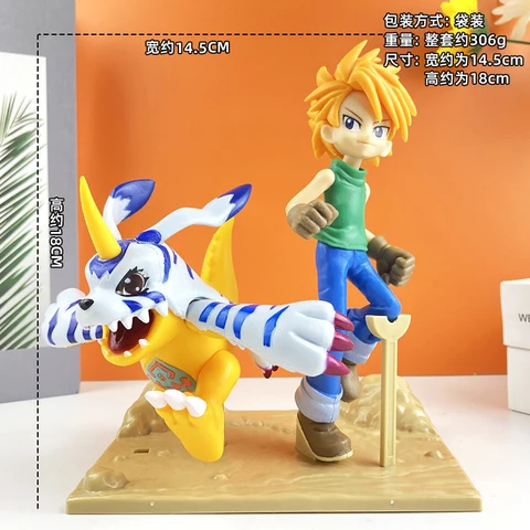 2 шт./набор, экшн-фигурки Digimon Adventure Yagami Taich Agumon ишида Ямато Gabumon Yagami Hikari Tailmon Patamon