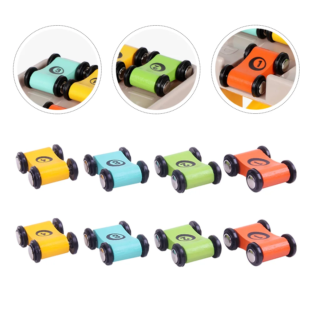 

Car Wooden Toy Race Ramp Cars Track Vehicle Mini Toys Racer Construction Game Toddler Racing Kids Colorful Replacement Set