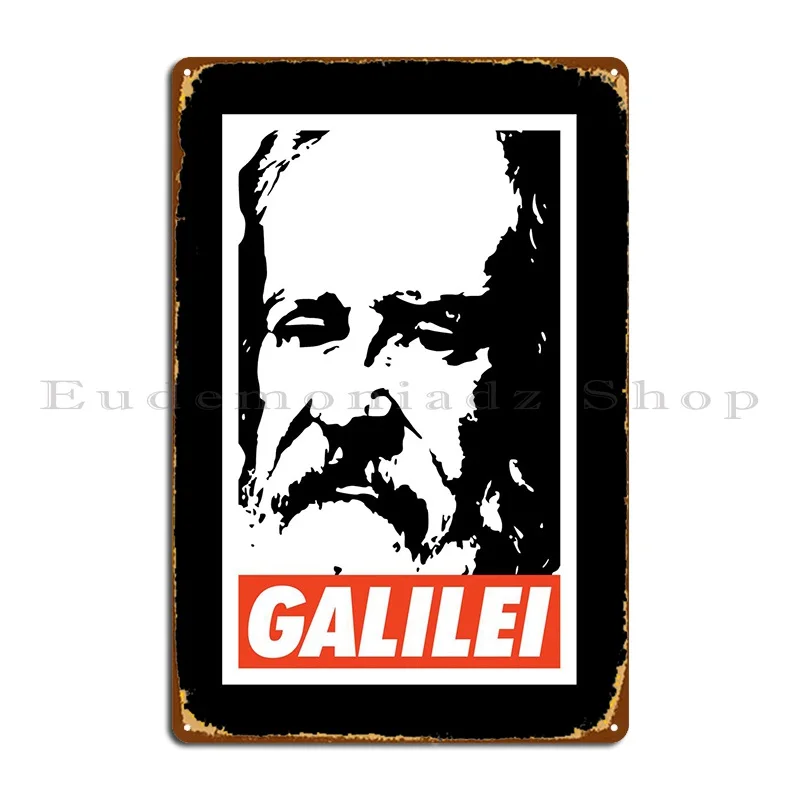 

Металлический плакат с налобным плакатом Galileo путём Галилея, дизайнерский кинотеатр, паб, бар, пещера, кинотеатр, оловянный плакат
