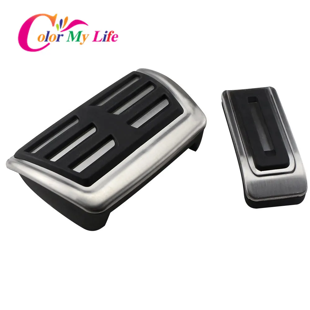 Автомобильный набор педалей Color My Life защитный чехол на педаль газа из нержавеющей