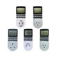 electronic digital timer switch uk us au eu fr kitchen timer 24 hour cyclic programmable timing socket