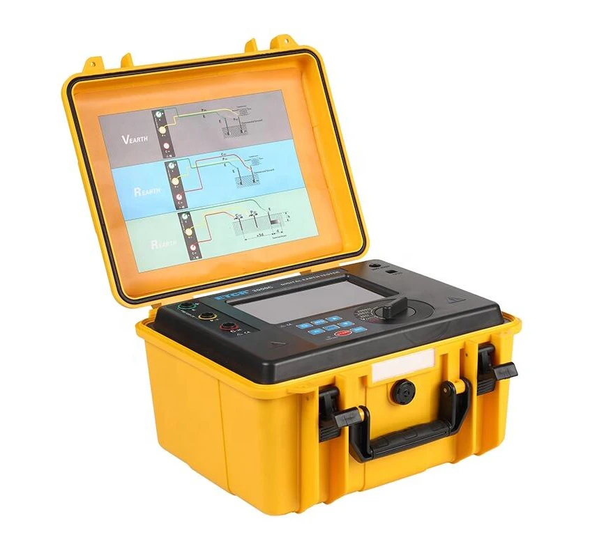 

Цифровой тестер сопротивления заземления ETCR3000C для электрического оборудования, перезаряжаемый литиевый аккумулятор, измерение сопротивл...