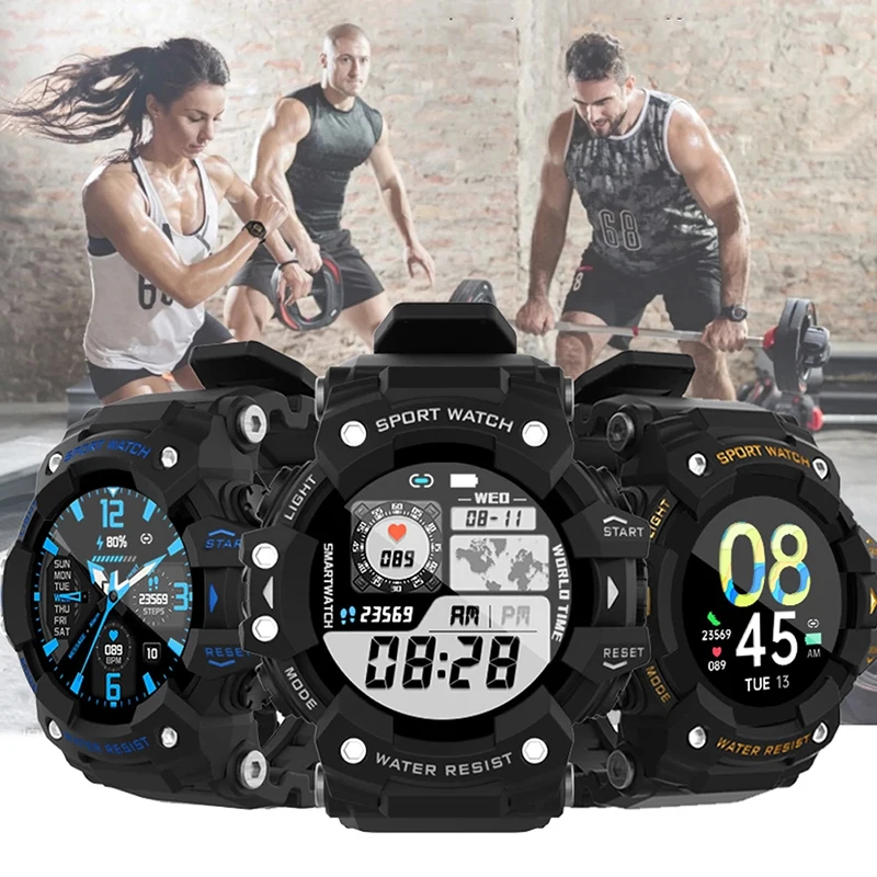 LC11 IP68 Waterproof Smart Watch Men Women Fitness Tracker Outdoor Sport Smartwatch Heart Rate Blood Oxygen Sleep Monitoring