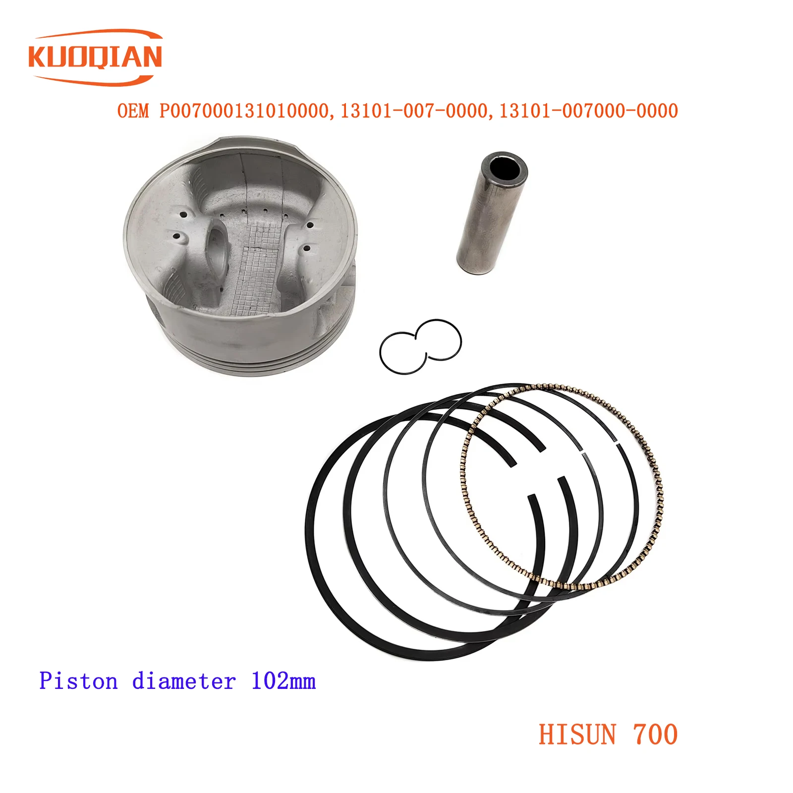 

Комплект поршней 700 для 700cc ATV UTV 102 мм HISUN Max BENNCHE COLEMAN QUAD GO KART P007000131010000