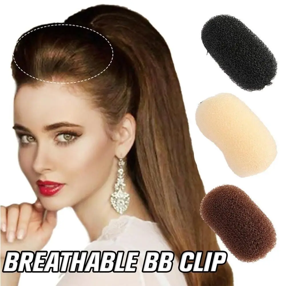 

3Pcs Practical Invisible Breathable Styling Tool Fluffy Sponge Clip Puffy Hair Pad Hair Volume Increase Heighten Hairpin